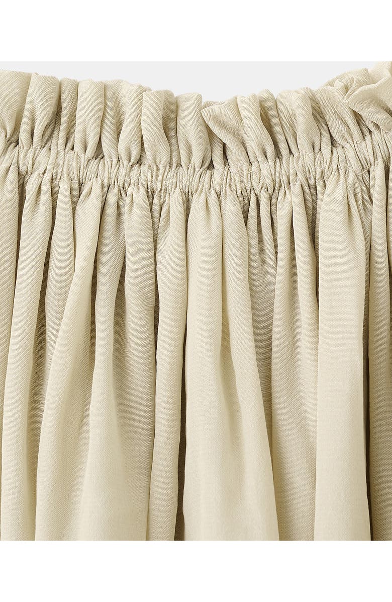 MANGO Cold Shoulder Bubble Hem Top, Alternate, color,