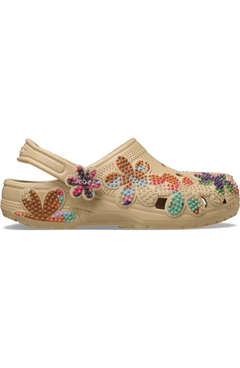 CROCS Classic Beaded Clog, Alternate, color, Beige