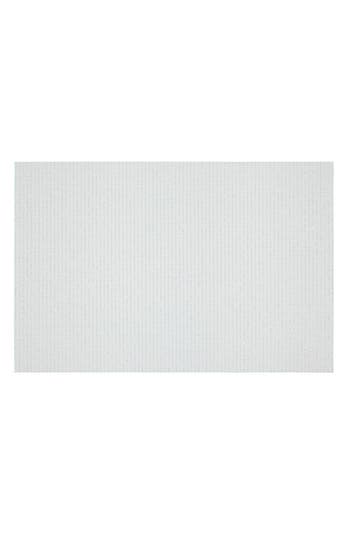 Dainty Home Set Of 6 Vinyl Placemats In Embroidered Glitter White