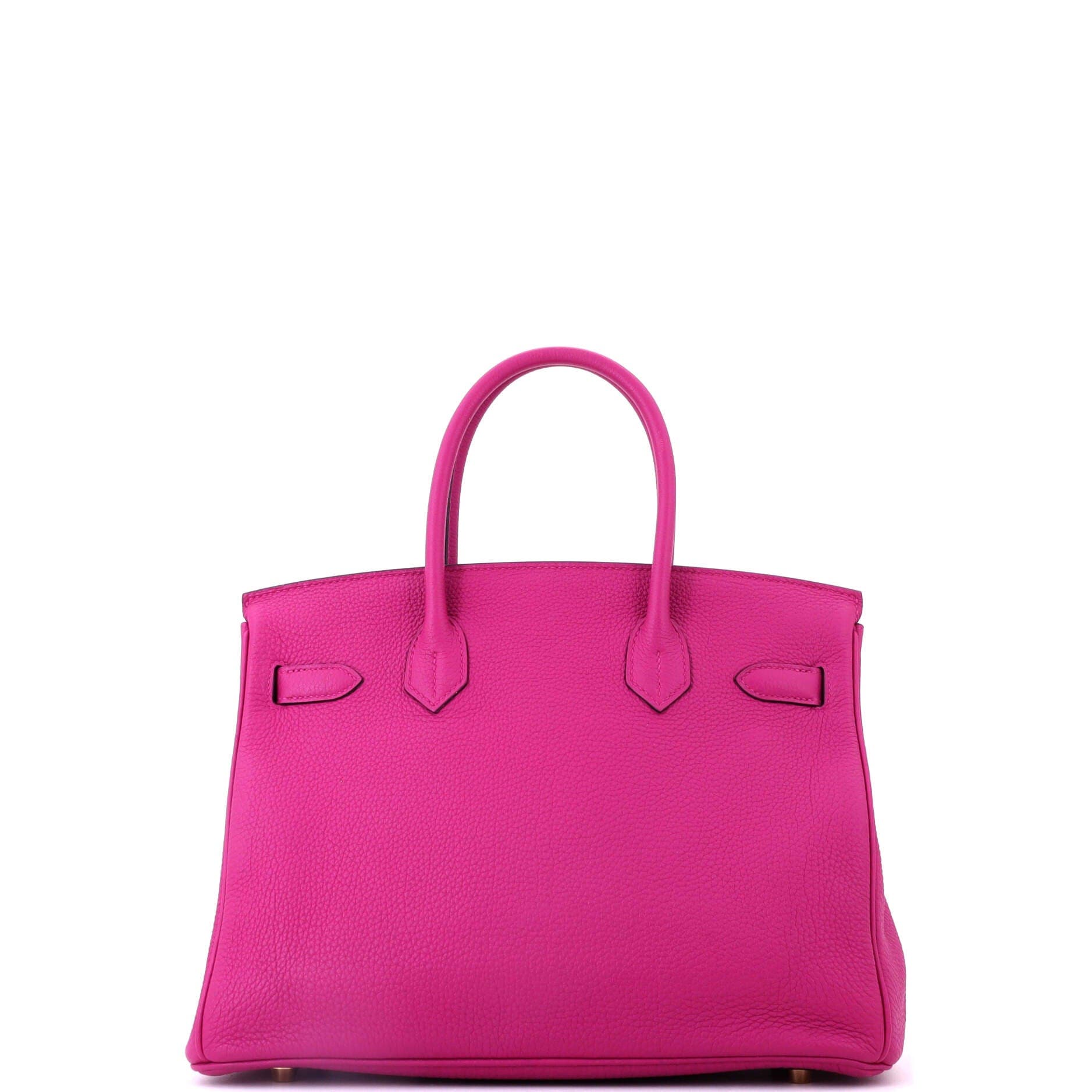 Pre-Owned Hermes Birkin Handbag Pink Togo with Gold Hardware 30, Alternate, color, Rose Pourpre