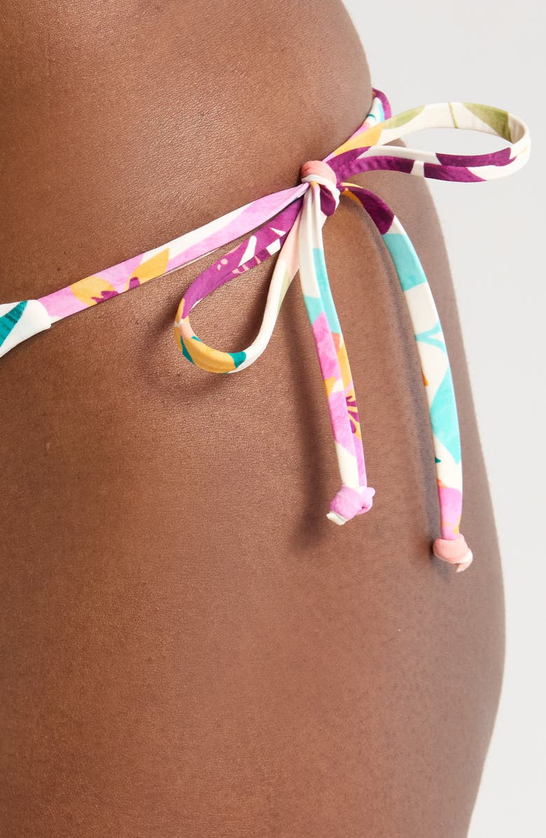 Billabong Playa Del Sol String Bikini Bottoms, Alternate, color, Multi