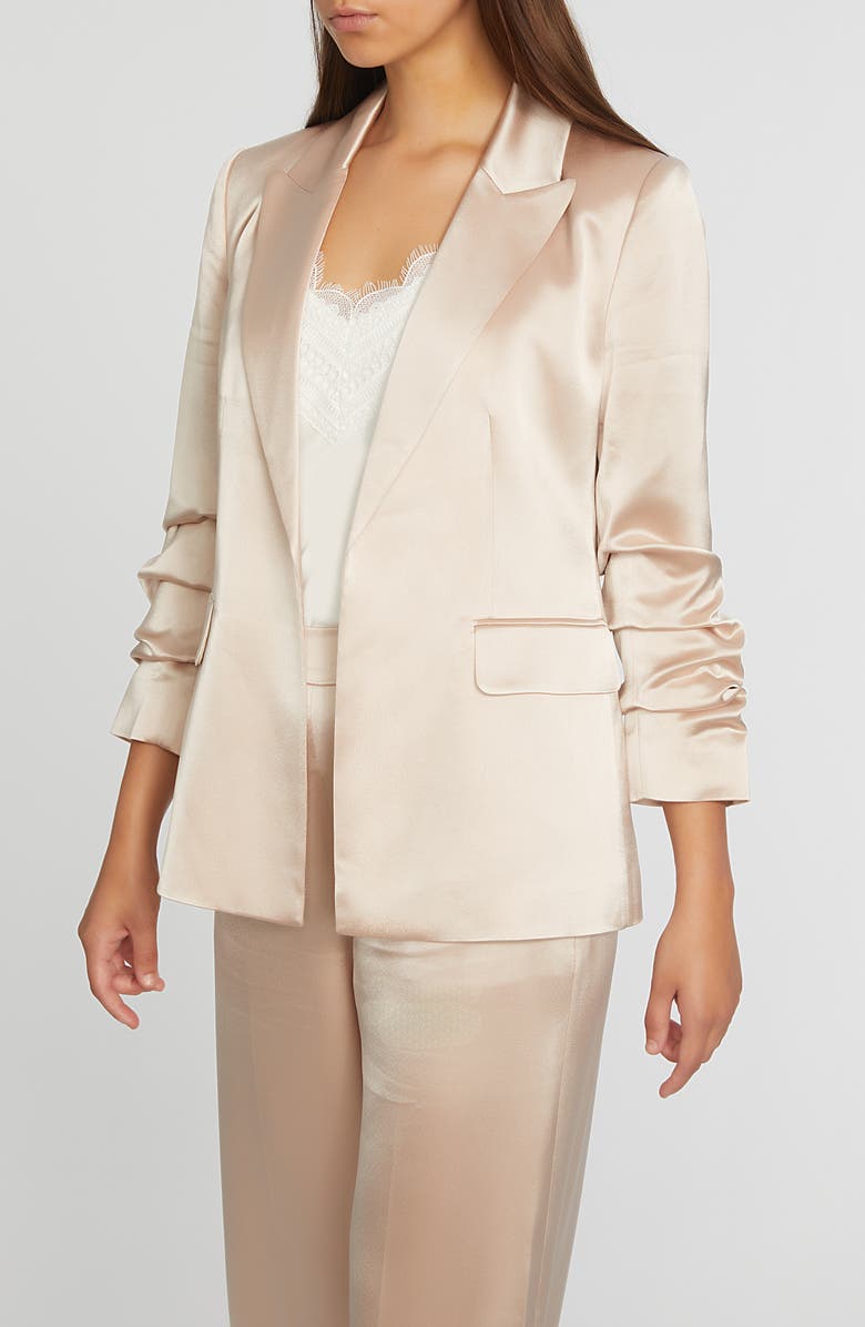 Elie Tahari The Ashlyn Satin Blazer, Alternate, color, 