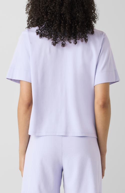 Eileen Fisher Organic Cotton Pajama Top In Bellflower