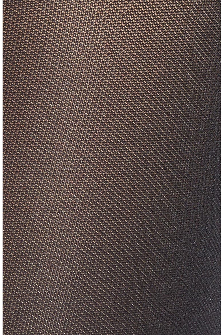 Opaque Footless Tights, Alternate, color, BLACK