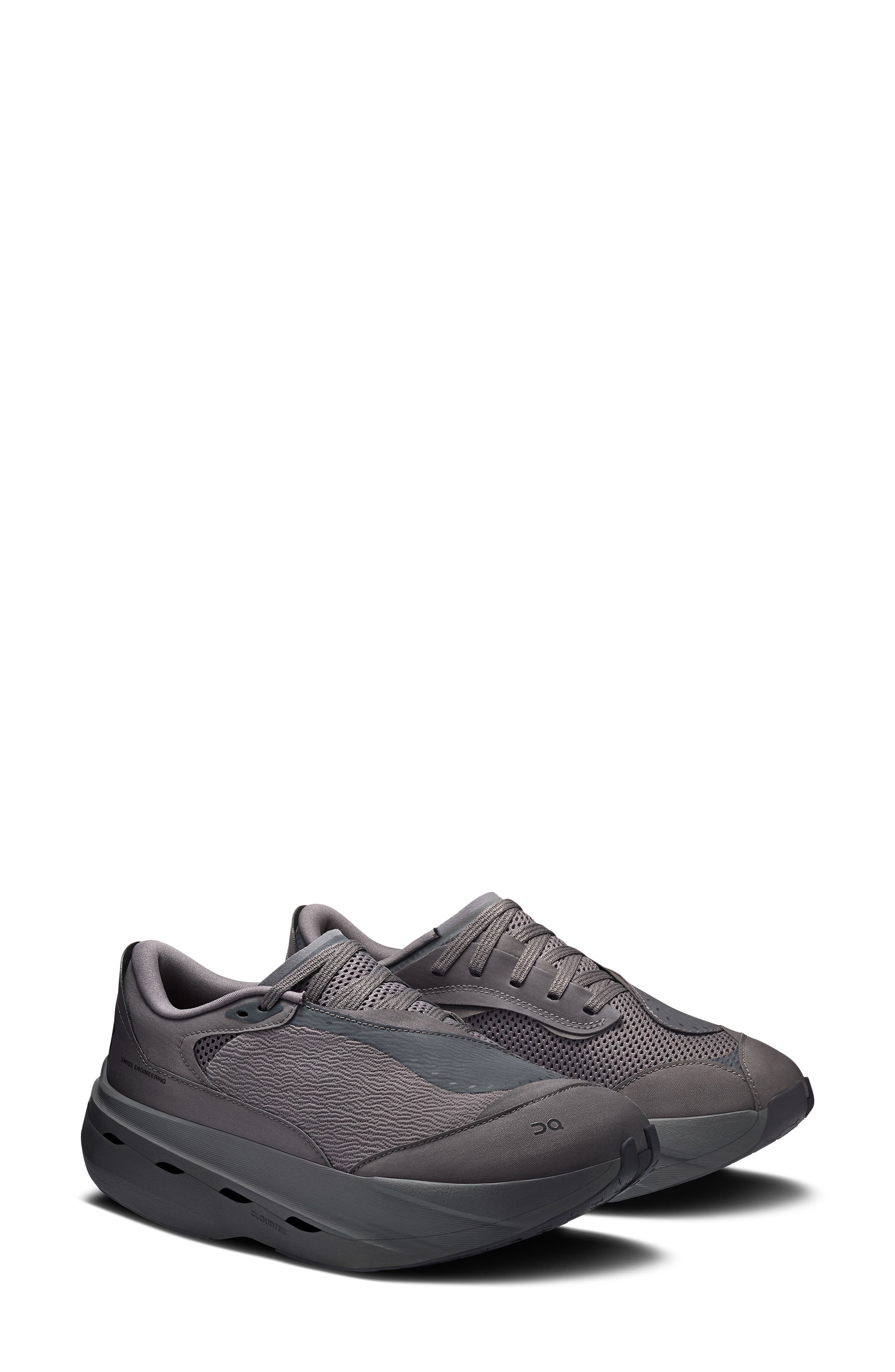 On x PAF Cloudboom Volt Running Shoe, Main, color, Ember/ Pebble