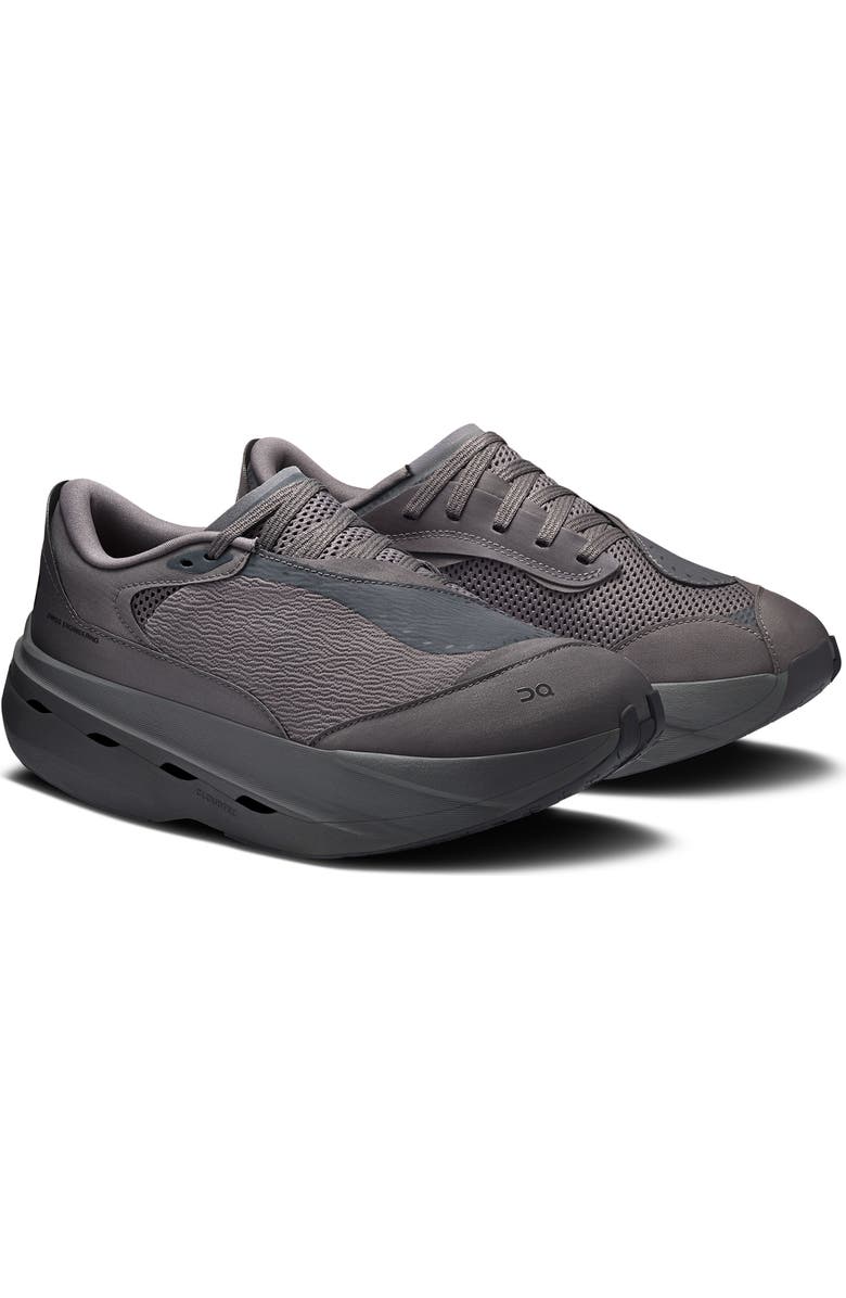 On x PAF Cloudboom Volt Running Shoe, Main, color, Ember/ Pebble