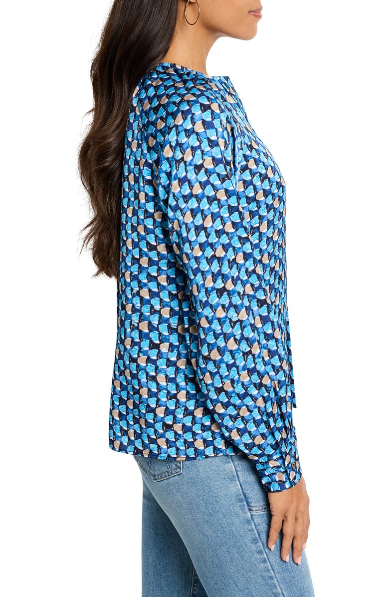 NIC+ZOE Prism Glow Top, Alternate, color, Blue Multi