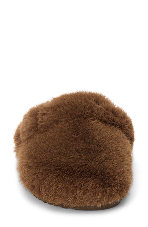 Matisse Portland Faux Fur Clog In Brown