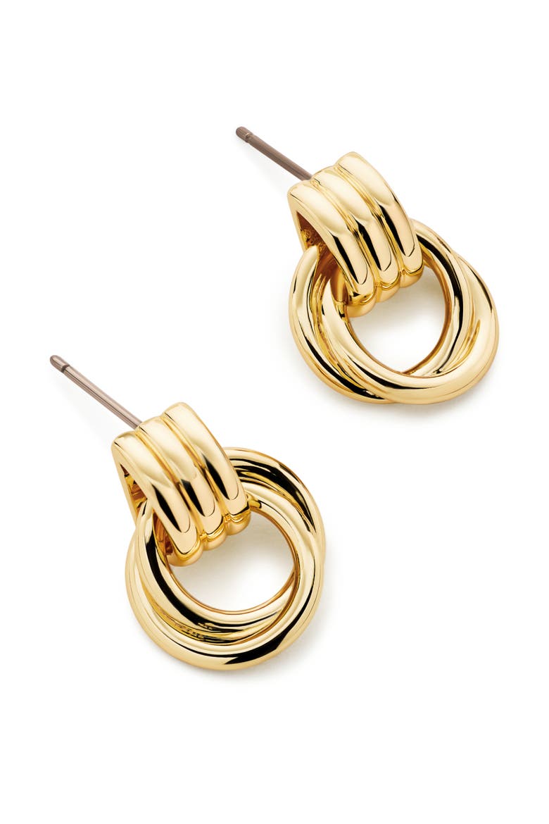 Statement Earrings - Ryle, Alternate, color, Gold