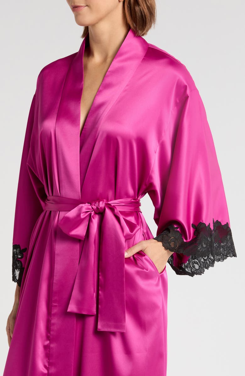 Natori Peony Glamour Robe, Alternate, color,