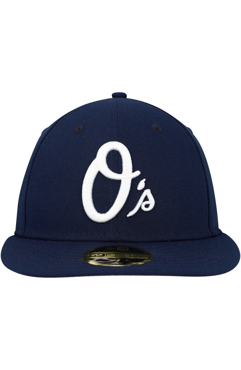 New Era Men's New Era Navy Baltimore Orioles Oceanside Low Profile 59FIFTY Fitted Hat, Alternate, color,