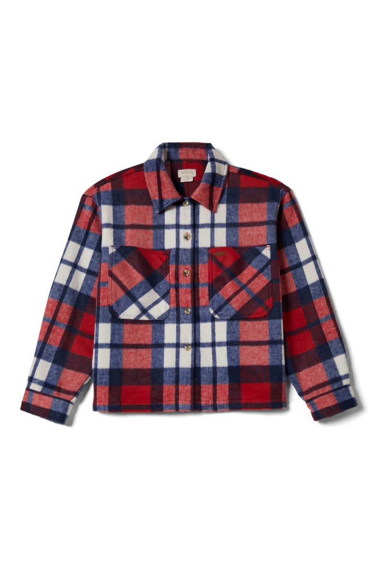 Bowery Plaid Flannel Button-Up Shirt, Alternate, color, ADRENALINE RUSH/ NAVY