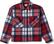 Brixton Bowery Plaid Flannel Button-Up Shirt