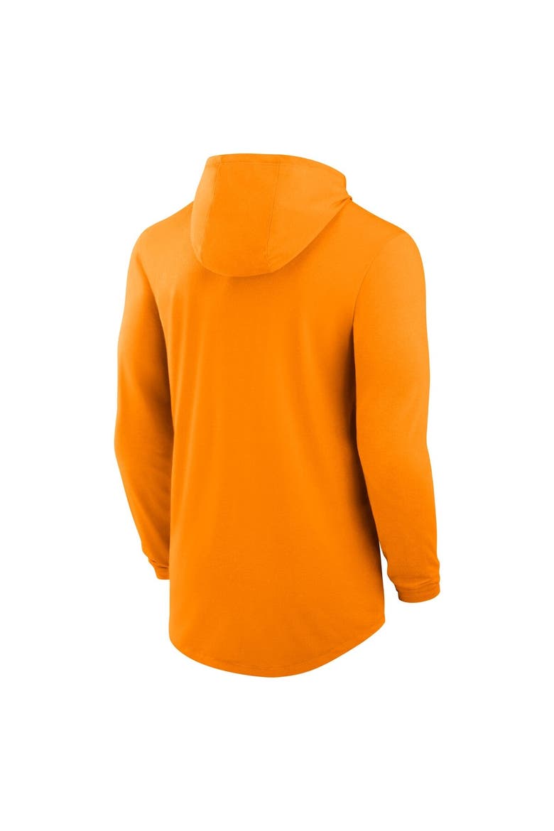 Men's Nike Tennessee Orange Tennessee Volunteers Legacy Tri-Blend Dri-FIT Long Sleeve Hoodie T-Shirt, Alternate, color, Tennessee Orange