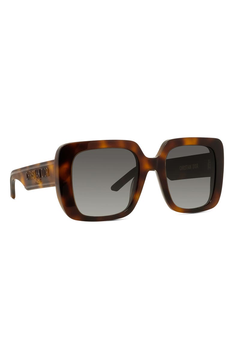 DIOR Wildior S3U 55mm Square Sunglasses, Alternate, color,