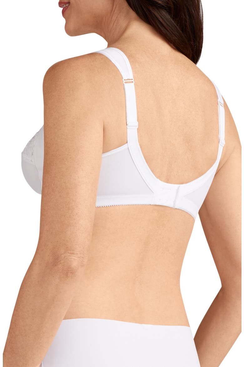 Isadora Wireless Pocketed Bra, Alternate, color, WHITE