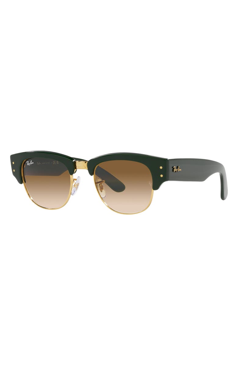 Ray-Ban 50MM MEGA CLUBMASTER SQUARE, Alternate, color, Green