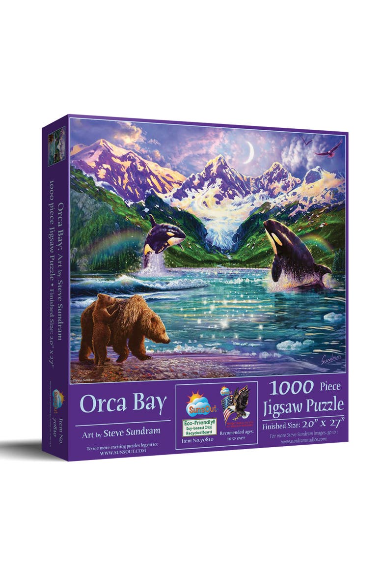 Orca Bay 1000 piece Jigsaw Puzzle for Adults, Main, color, Multicolor