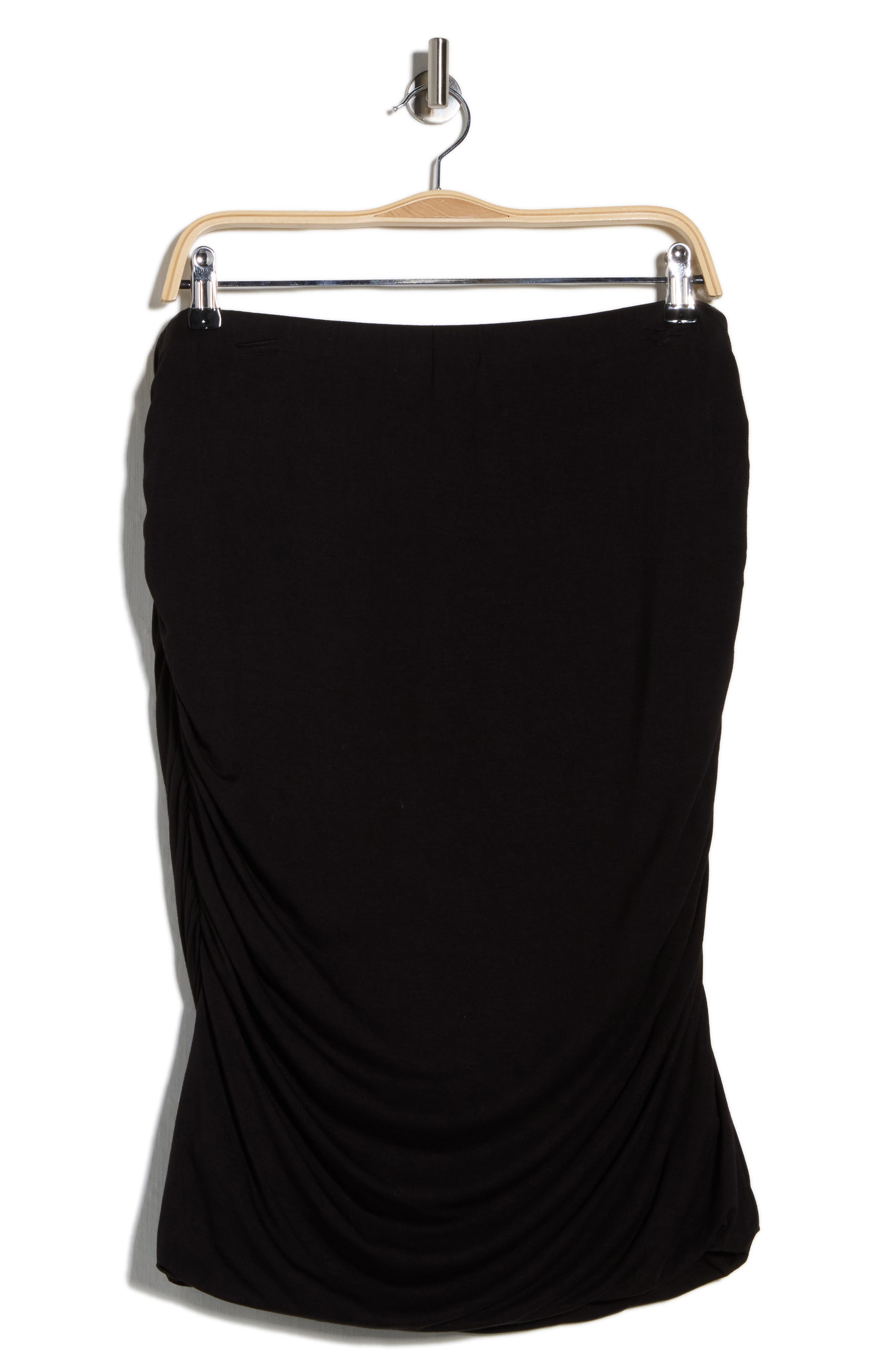 Renee C Side Ruched Skirt