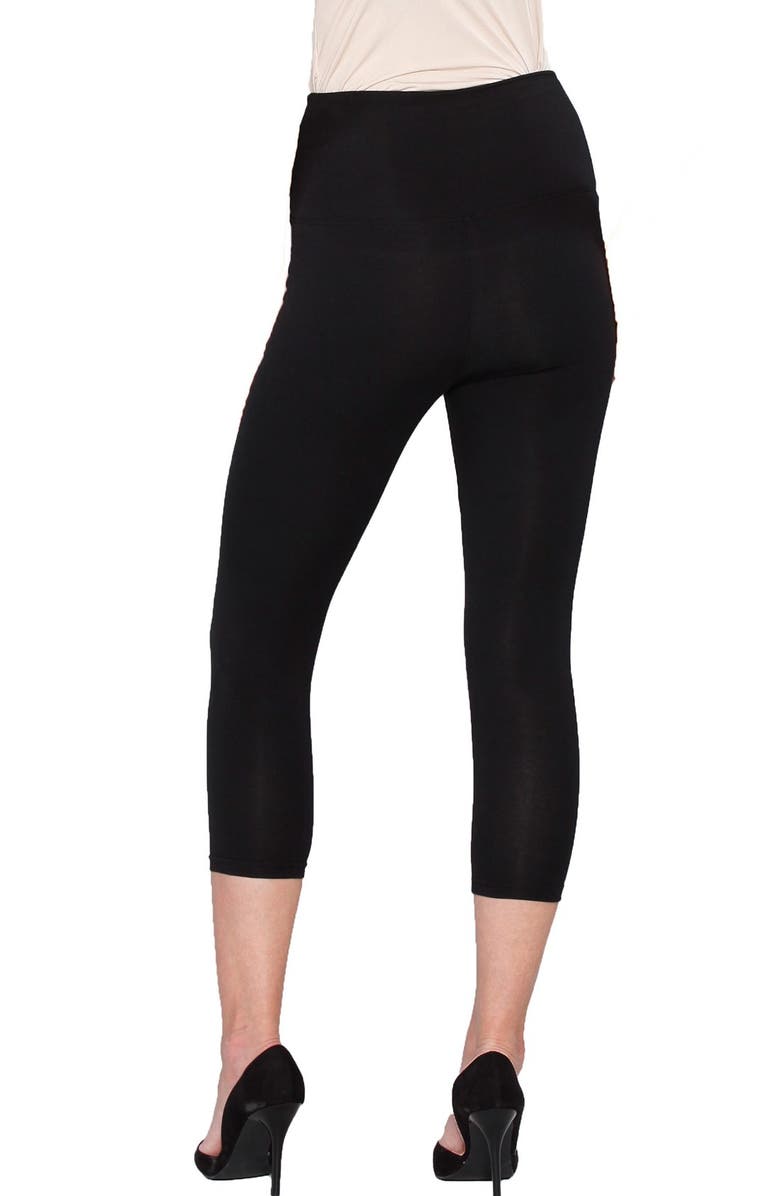 Angel Maternity The Tummy Tight Capri Postpartum Leggings, Alternate, color,