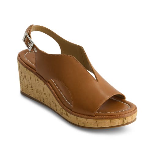 Bernardo Footwear Kuarta Wedge Sandal In Luggage