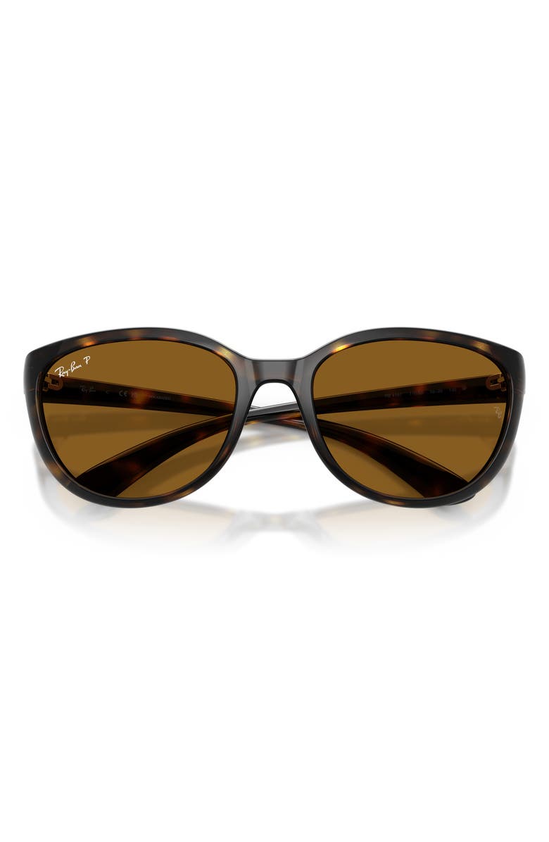 Ray-Ban 59mm Square Sunglasses, Alternate, color, Havana