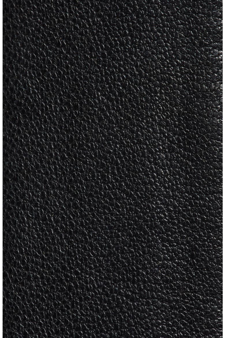 Callie Cognac Leather Belt, Alternate, color, BLACK