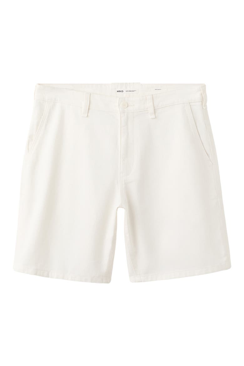 Regular Fit Bermuda Shorts, Main, color, OFF WHITE