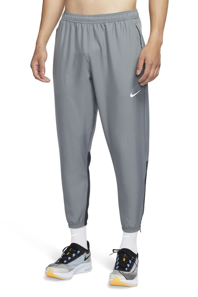 Men's Dri-FIT Essential Woven Pocket Running Pants, Main, color, SMOKE GREY/ DARK SMOKE GREY