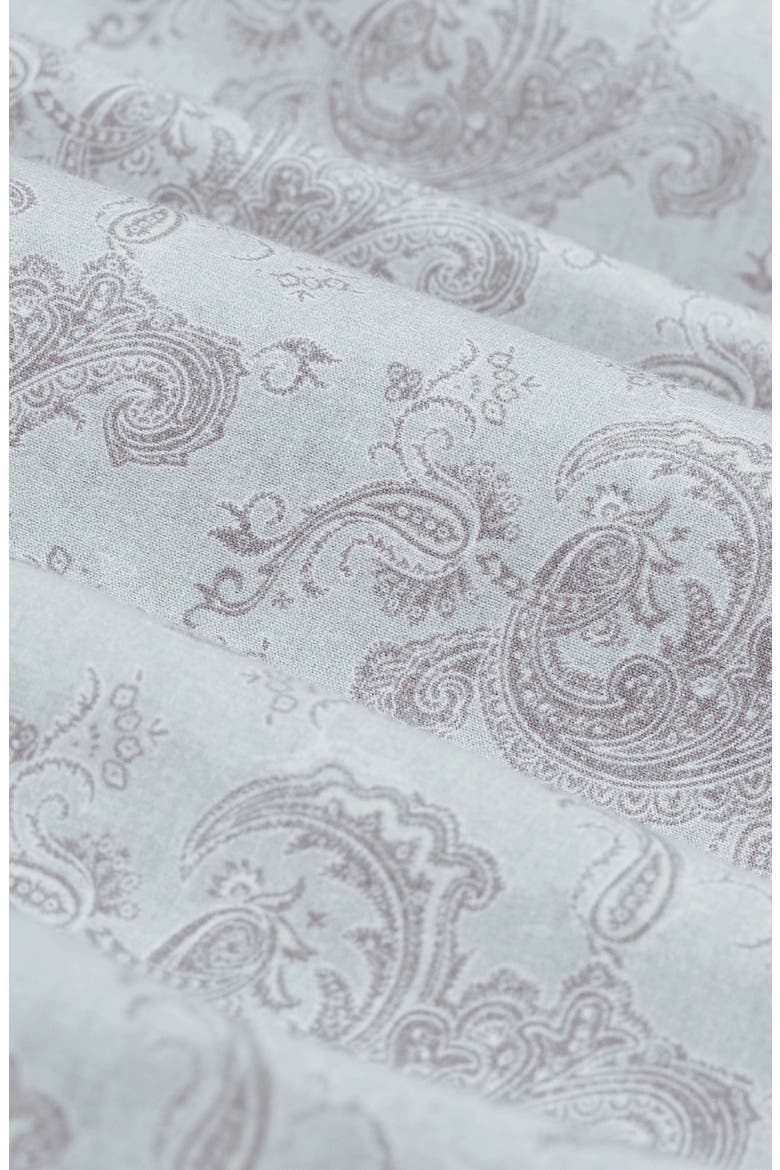 Jimmy OoohCotton® Paisley Button-Up Shirt, Alternate, color, SEAFOAM