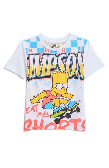 FREEZE FREEZE X THE SIMPSONS KIDS' BART OVERSIZE GRAPHIC T-SHIRT
