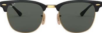 Ray-Ban Clubmaster Metal 58mm Polarized Square Sunglasses | Nordstrom