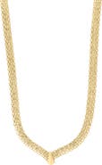 EFFY 14K Yellow Gold Diamond Star Drop Necklace