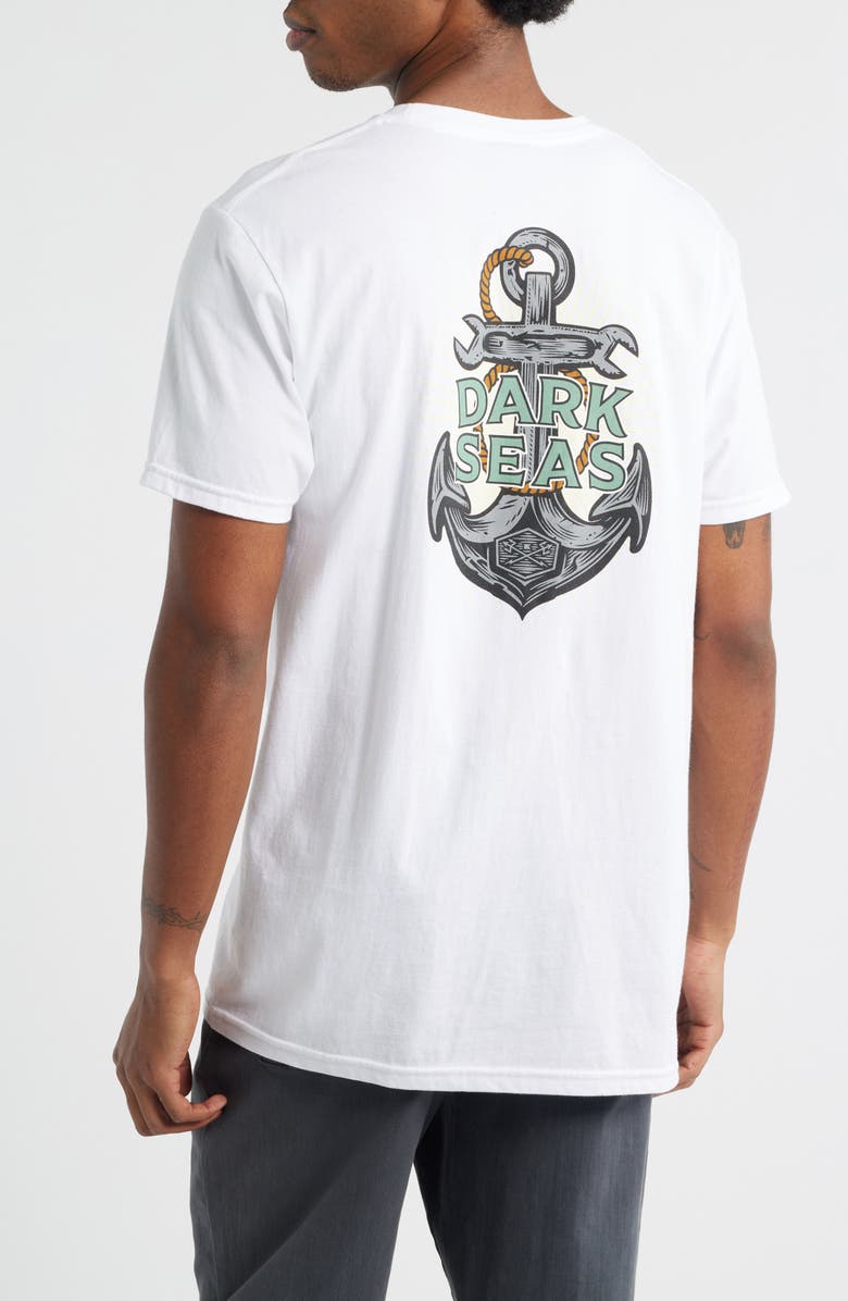 DARK SEAS Anchorage Cotton Graphic T-Shirt, Alternate, color, White