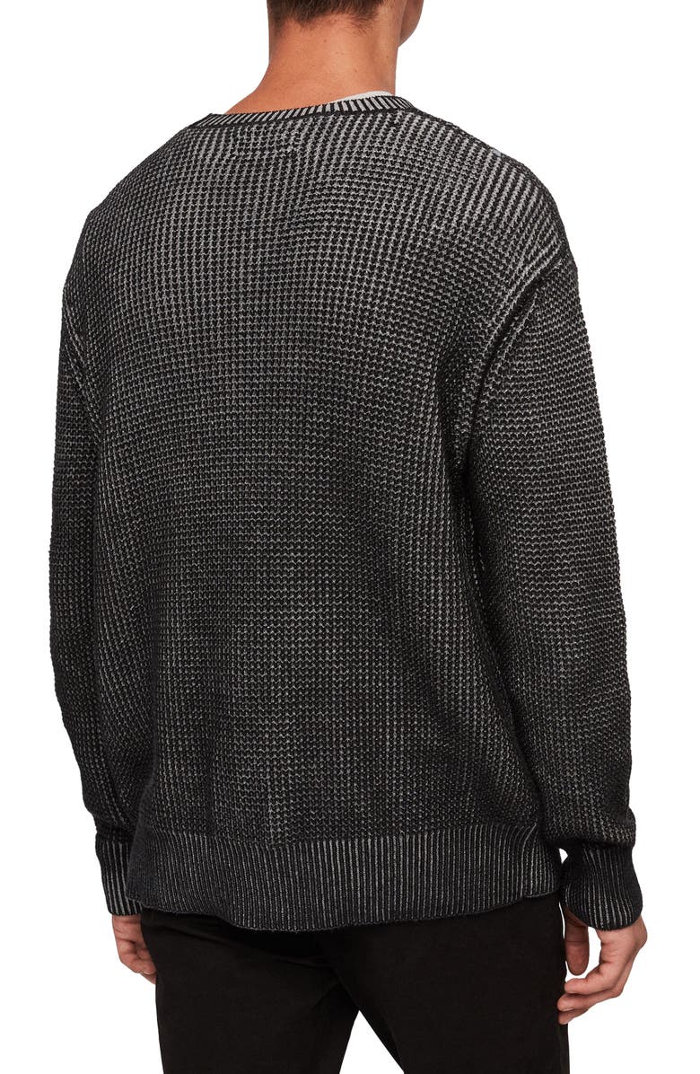 AllSaints Quarter Crewneck Sweater, Alternate, color,
