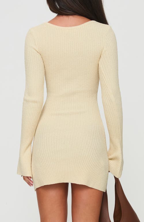 PRINCESS POLLY PRINCESS POLLY OSMENT LONG SLEEVE KNIT MINIDRESS 