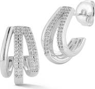 GLAZE JEWELRY Triple Hoop Earrings