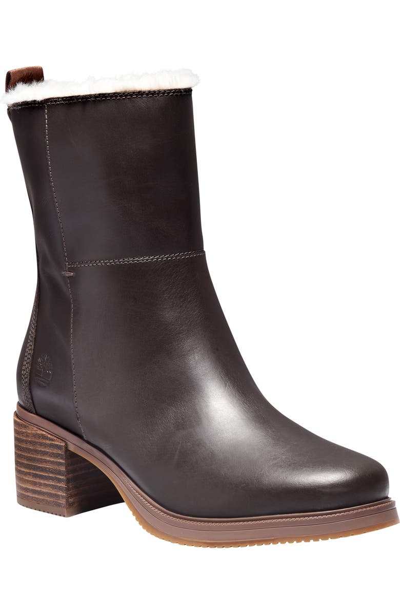 Timberland Dalston Vibe Waterproof Faux Fur Lined Boot, Main, color,