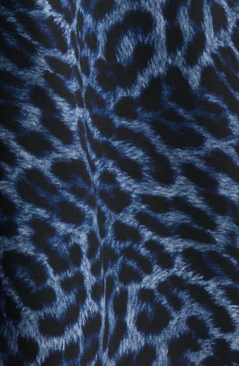 KOBI HALPERIN Cheryl Print Ruffle Hem Long Sleeve Dress, Alternate, color, Midnight Multi