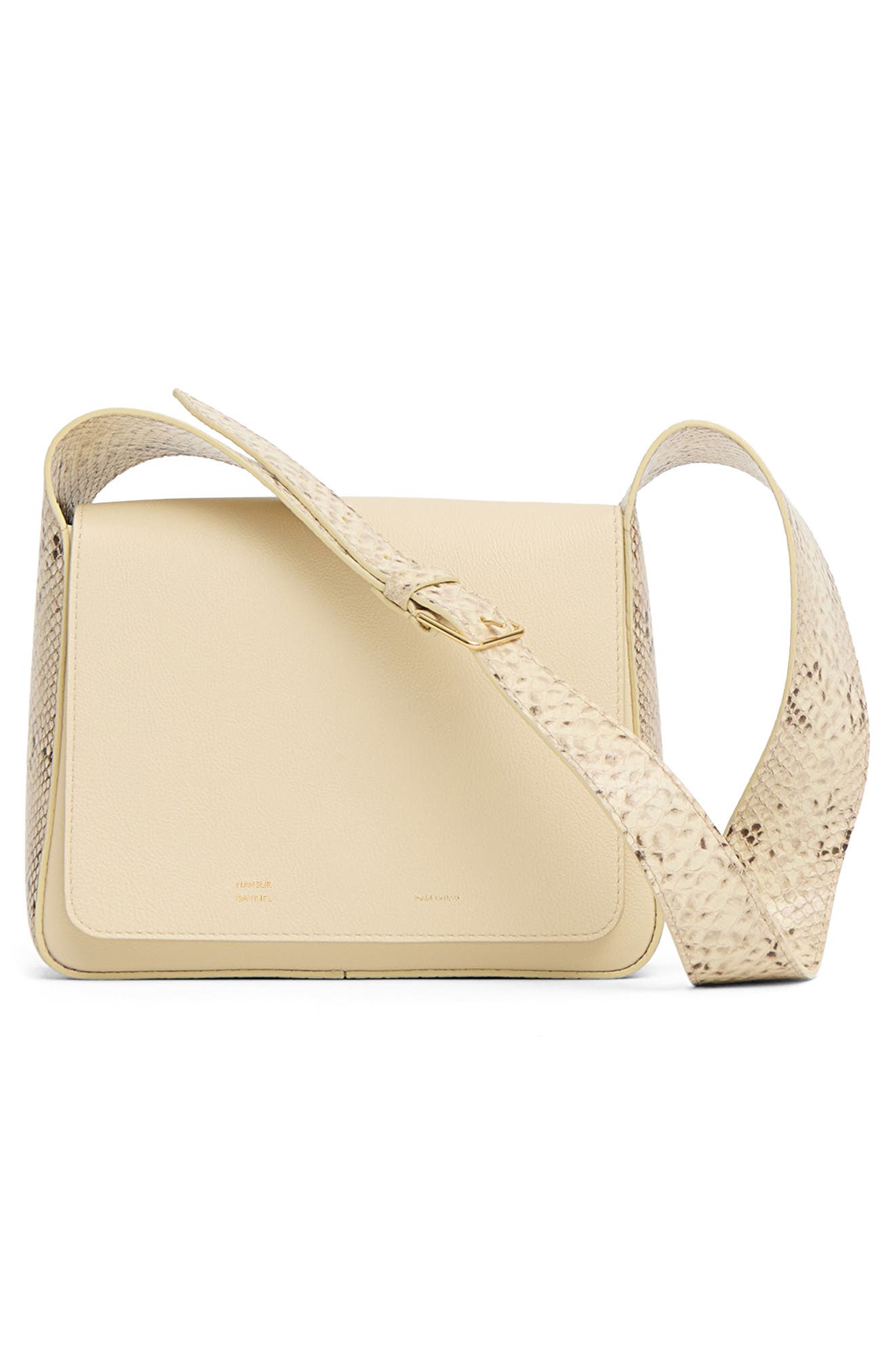 Mansur Gavriel Box Shoulder Bag, Alternate, color, Jasmine/ Roccia