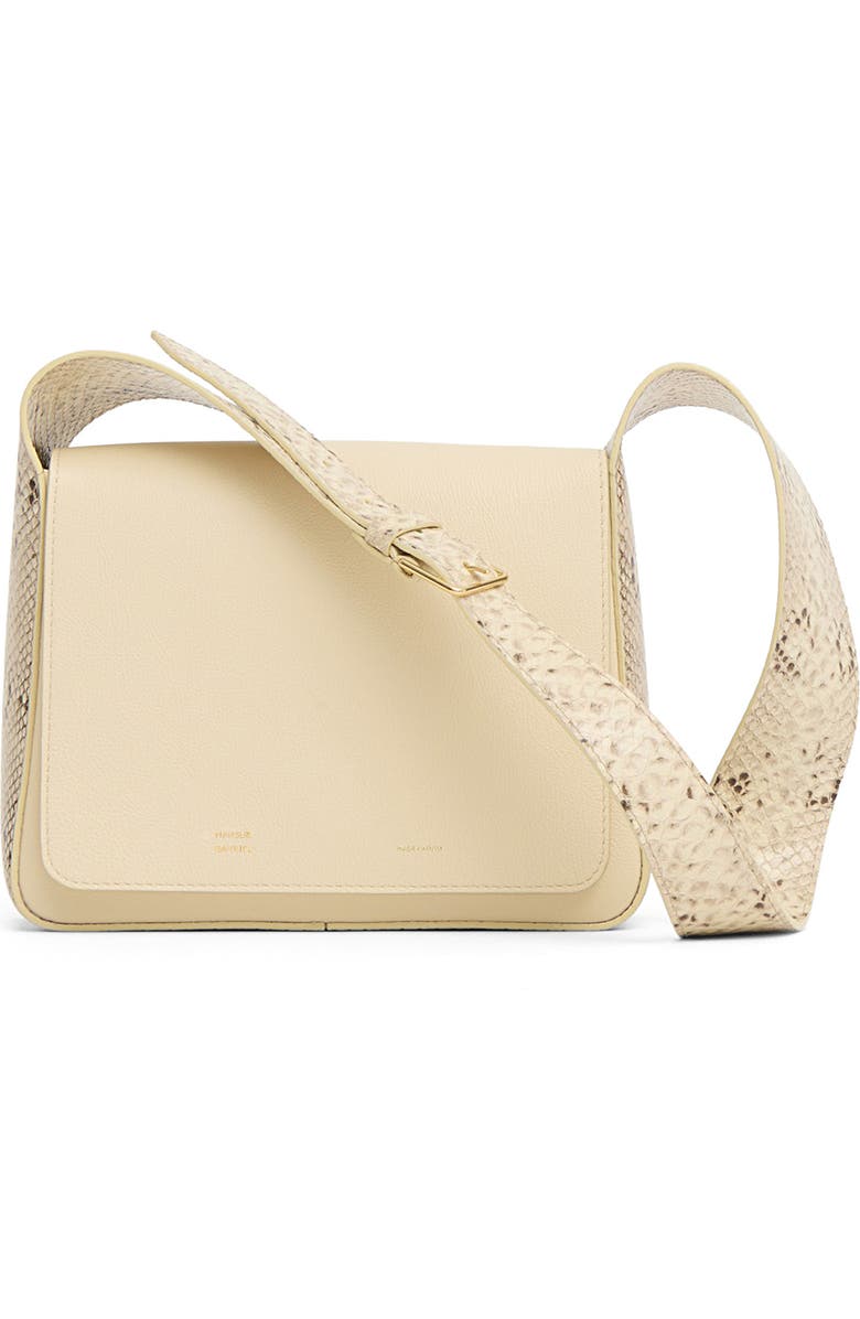 Mansur Gavriel Box Shoulder Bag, Alternate, color, Jasmine/ Roccia