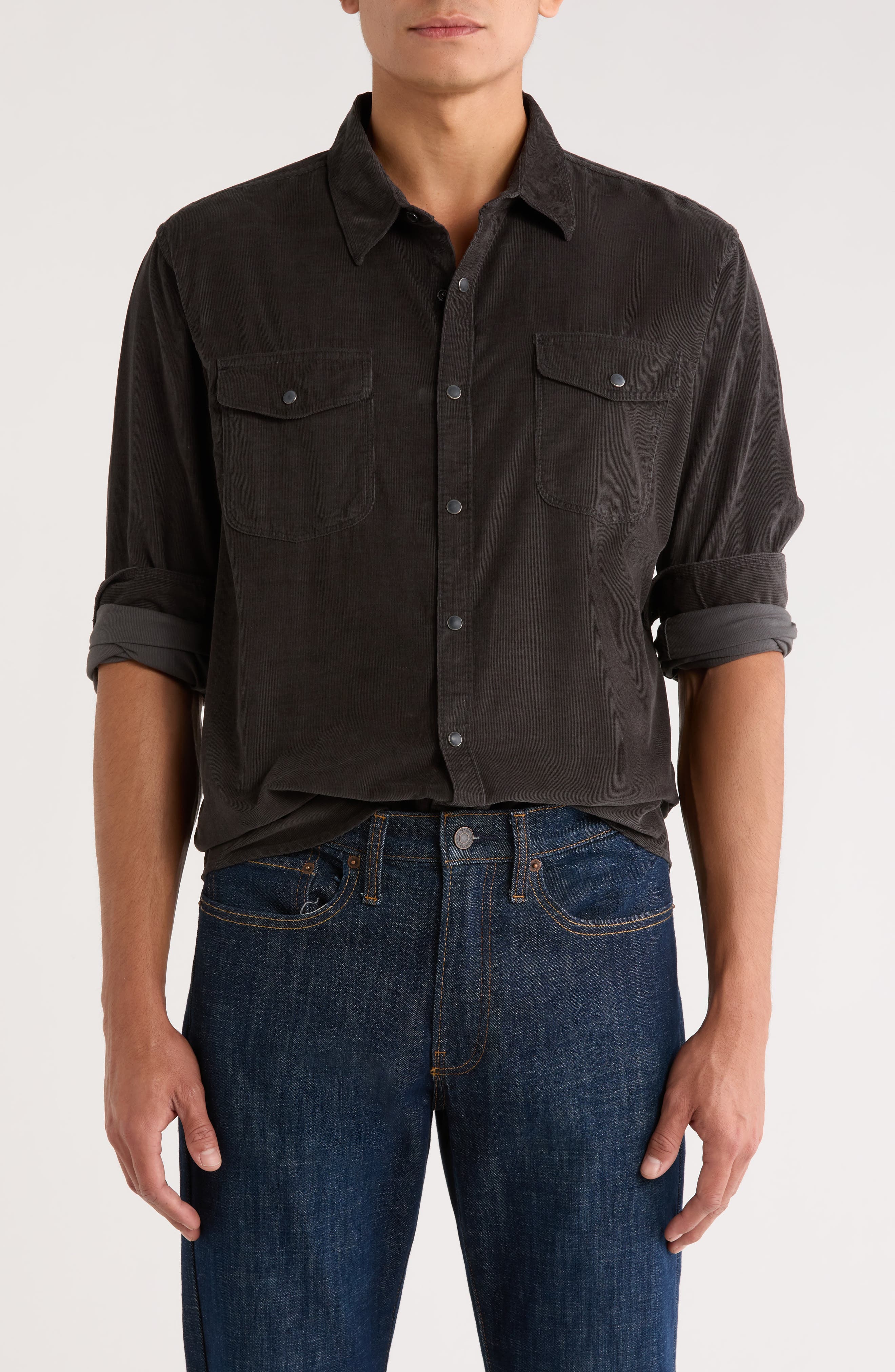 Lucky Brand Western Corduroy Shirt