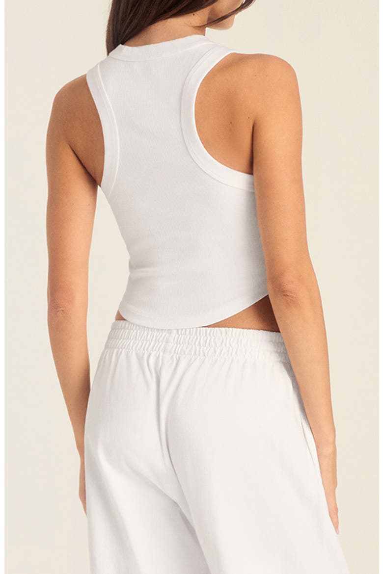Daybreak Essential Crop Tank, Alternate, color, WHITE