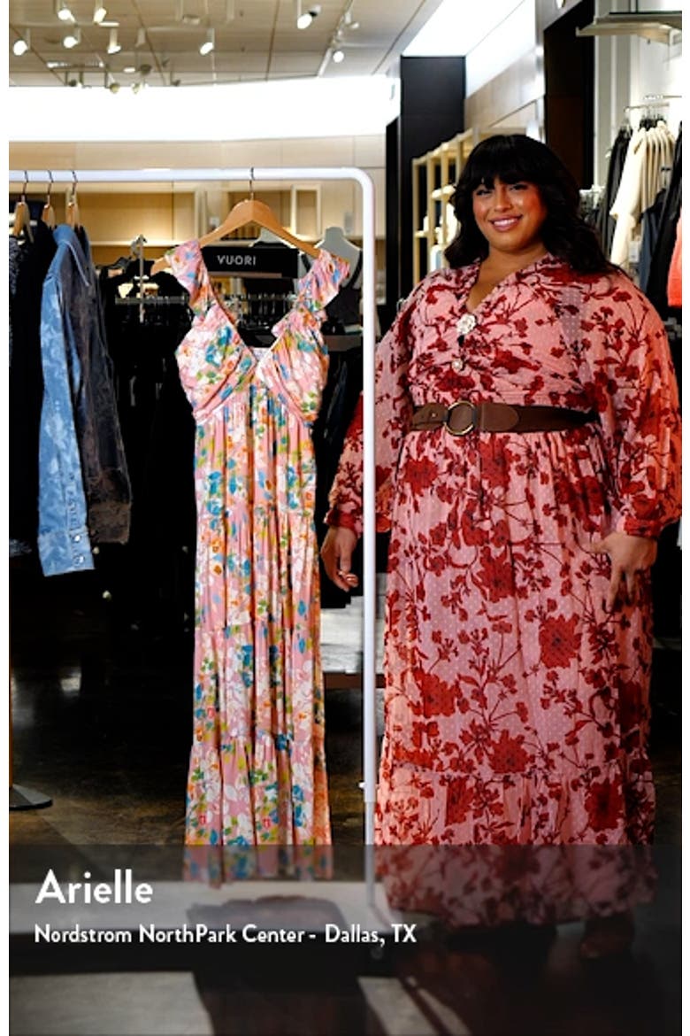 Mandie Floral Tiered Maxi Sundress video