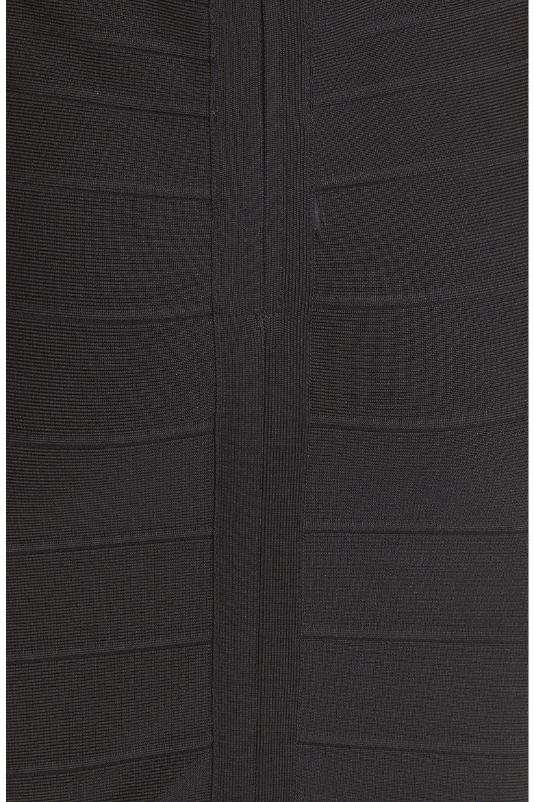 'Sydney' U-Neck Bandage Dress, Alternate, color, BLACK