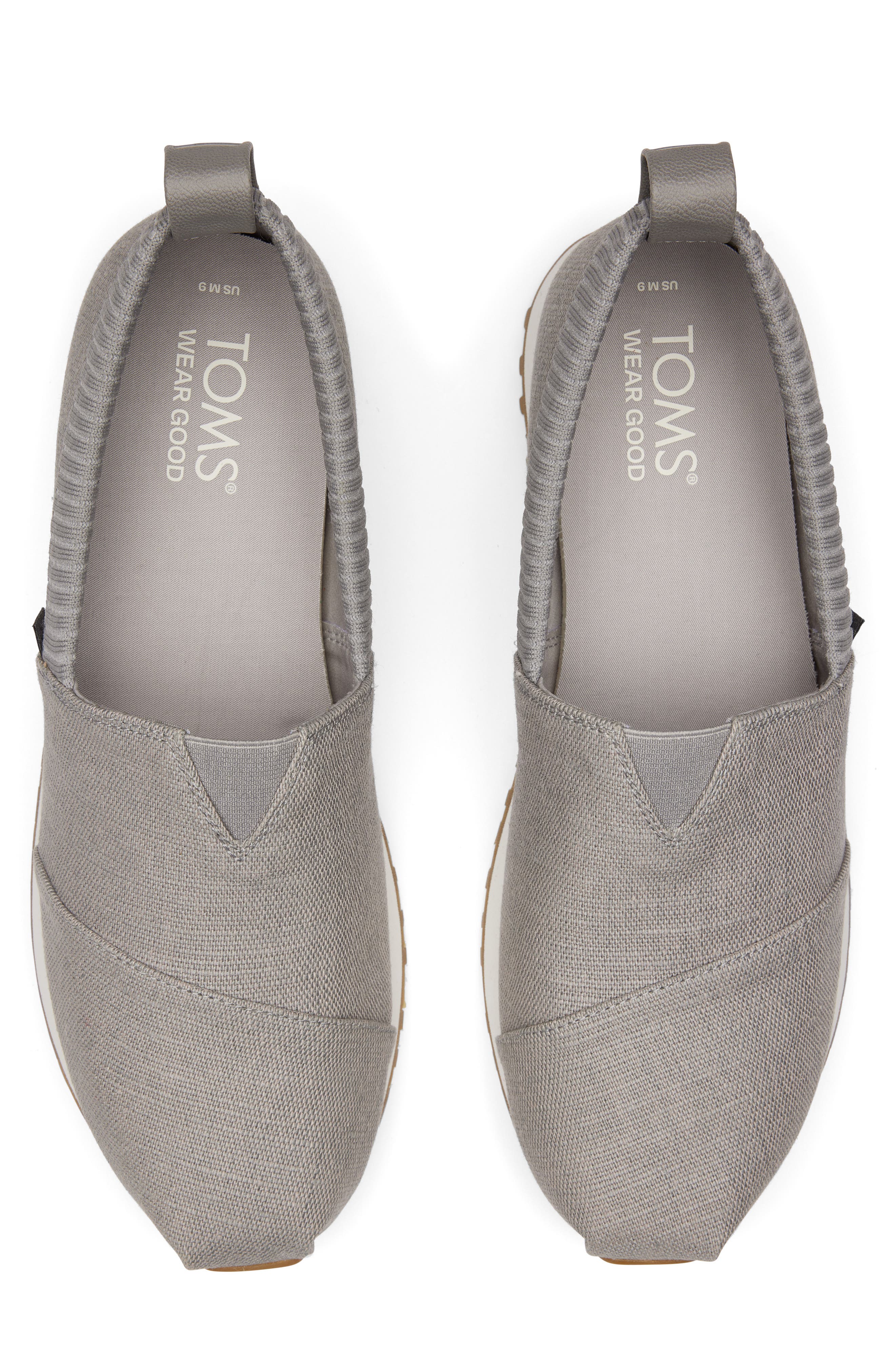 TOMS Alpargata Resident 2.0 Heritage Slip-On Sneaker, Alternate, color, Grey