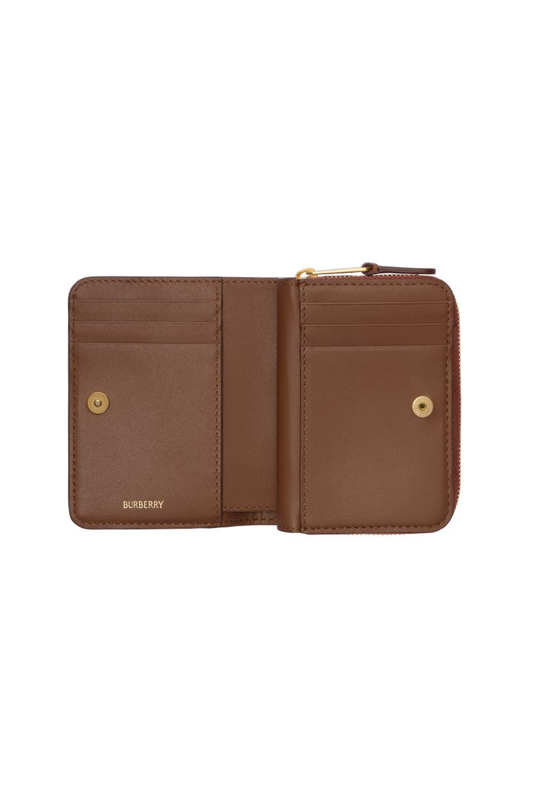 Small Check Zip Wallet, Alternate, color, Archive beige