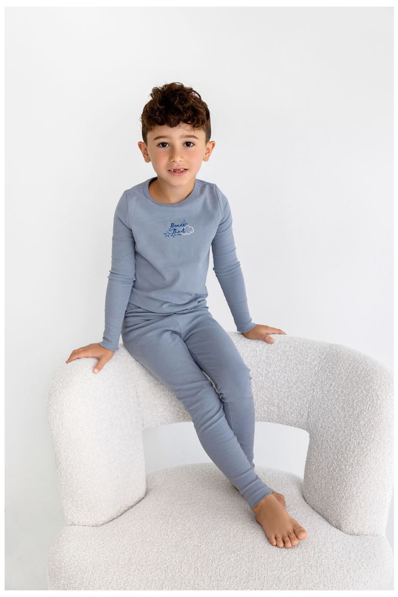 Bonne Nuit PJ, Alternate, color, Dusty Blue