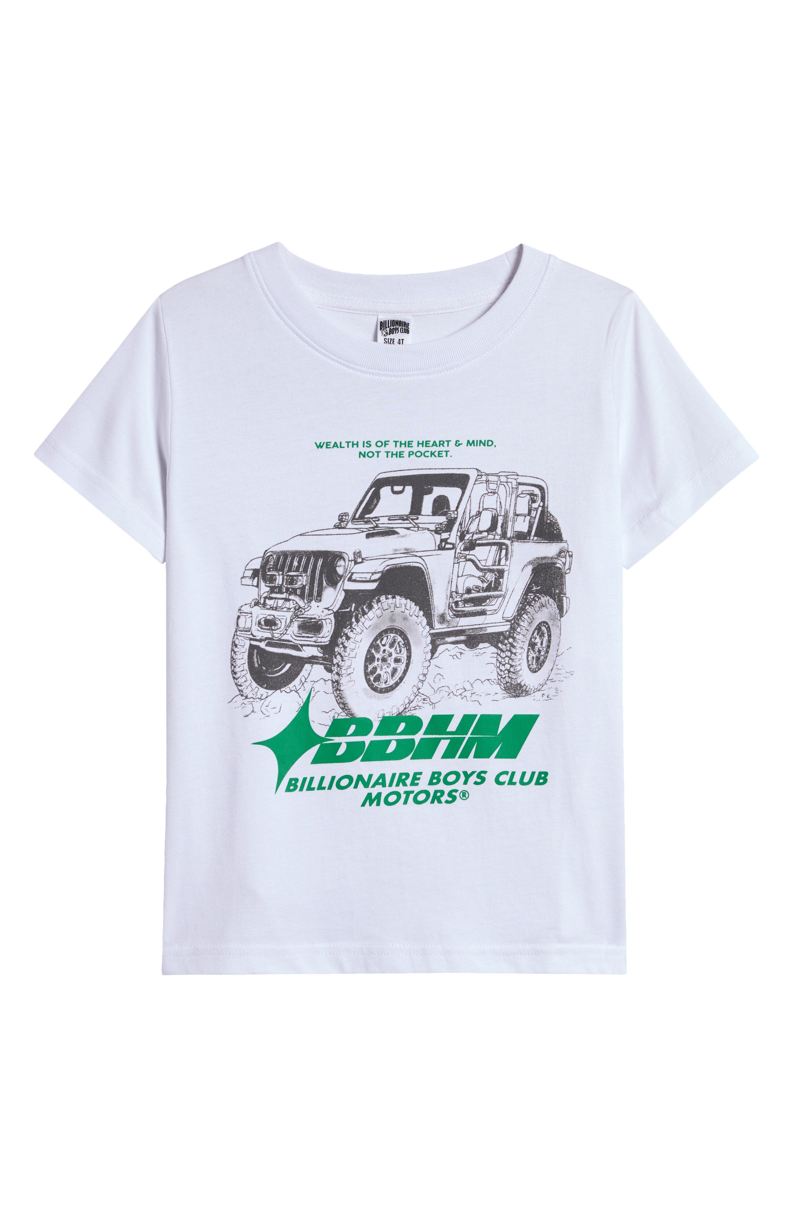 Billionaire Boys Club Kids' 4X4 Cotton Graphic T-Shirt