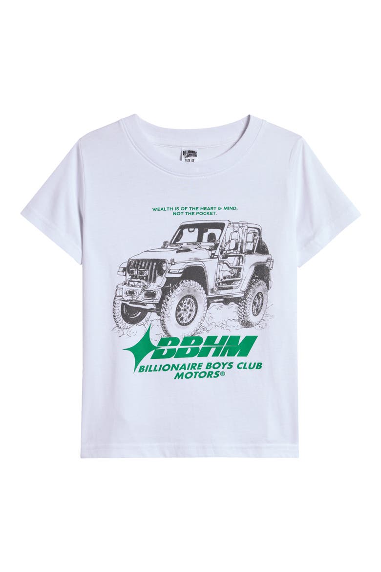 Kids' 4X4 Cotton Graphic T-Shirt, Main, color, WHITE